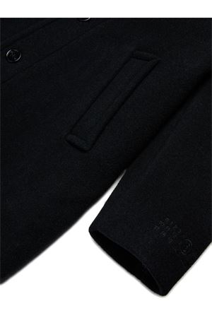 cappotto in lana nero MM6 KIDS | M60827MM00WM6900